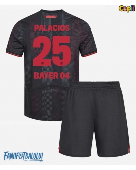 Bayer Leverkusen Exequiel Palacios #25 Echipament de Fotbal Replică 2025-26 Copii Acasa (+ Șorturi)